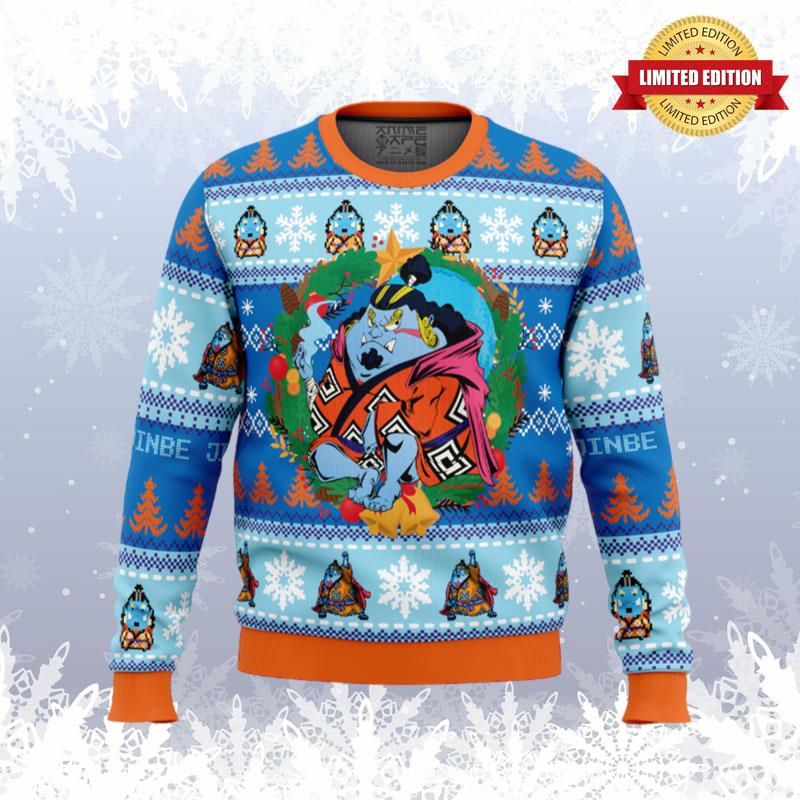 Christmas Jinbe One Piece Ugly Sweaters For Men Women