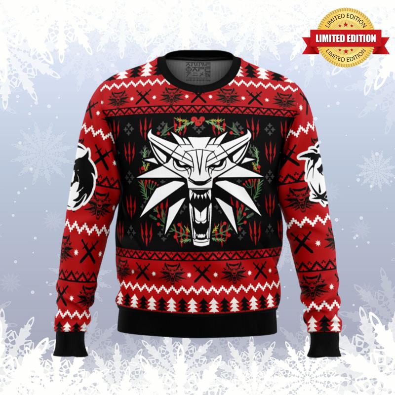Christmas Monster The Witcher Ugly Sweaters For Men Women