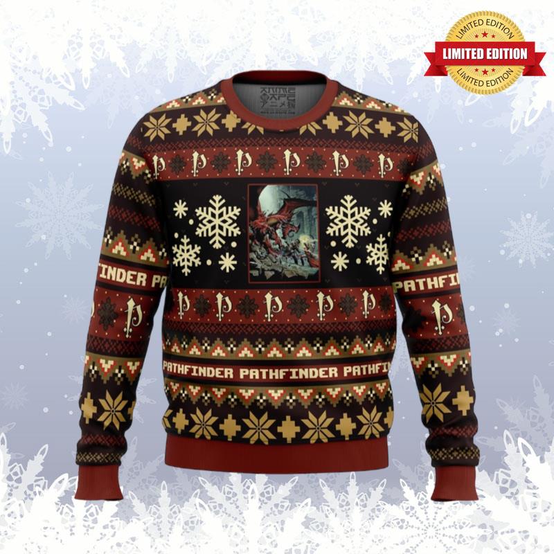 Christmas Pathfinder Board Games Ugly Sweaters For Men Women