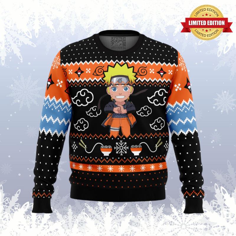 Christmas Ramen Uzumaki Naruto Ugly Sweaters For Men Women