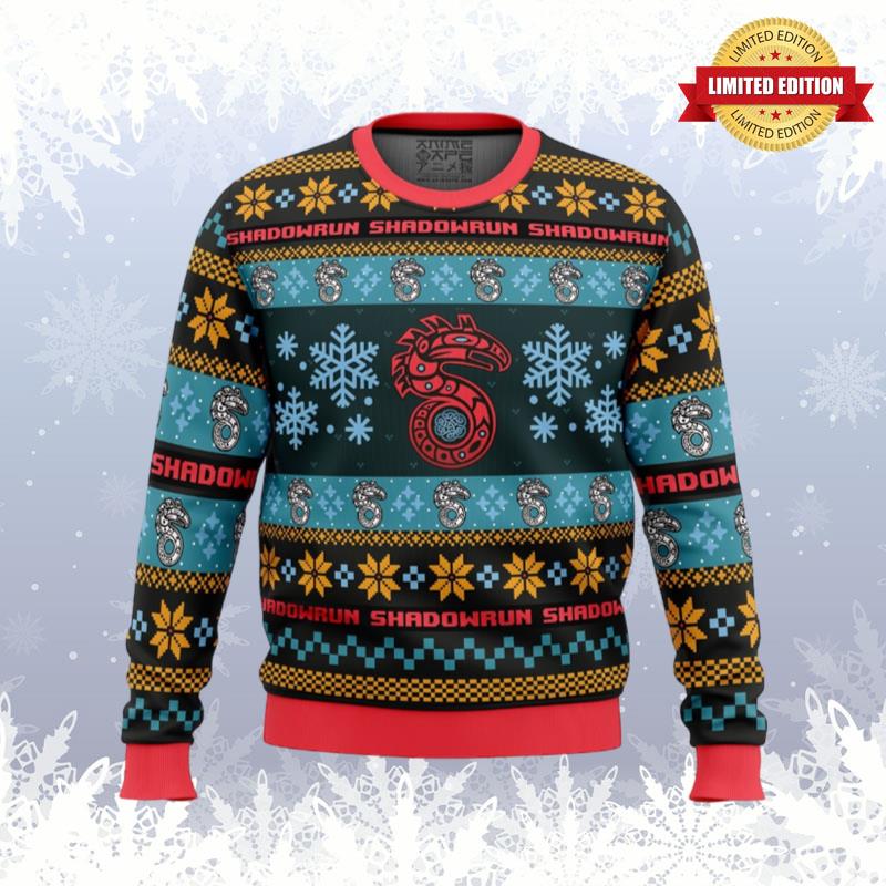 Christmas Shadowrun Board Games Ugly Sweaters For Men Women