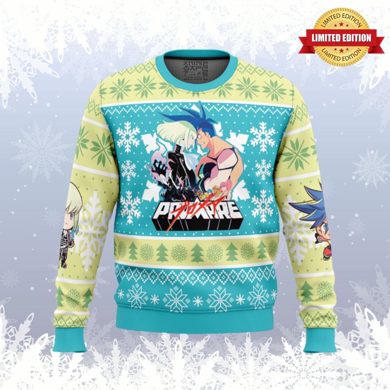Christmas Snowflakes Promare Ugly Sweaters For Men Women