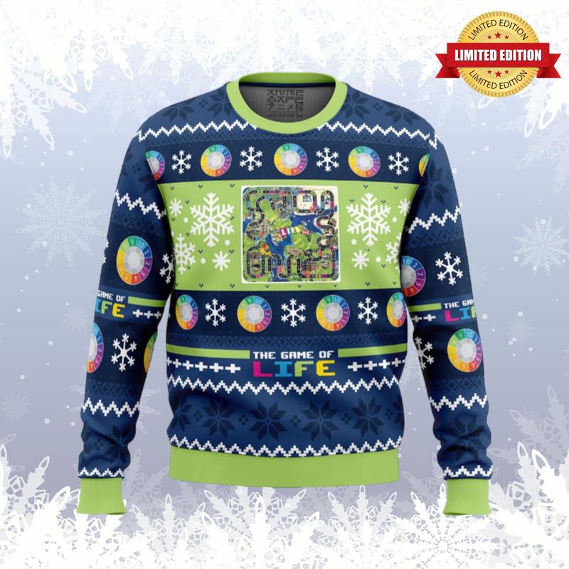 Christmas The Game of Life Board Games Ugly Sweaters For Men Women