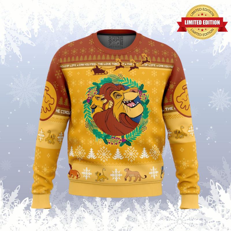 Christmas The Lion King Disney Ugly Sweaters For Men Women