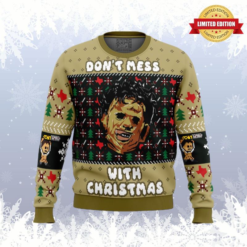 Christmas in Texas Leatherface Ugly Sweaters For Men Women