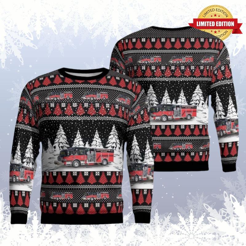 Clearwater Minnesota Clearwater Fire Department Ugly Sweaters For Men Women