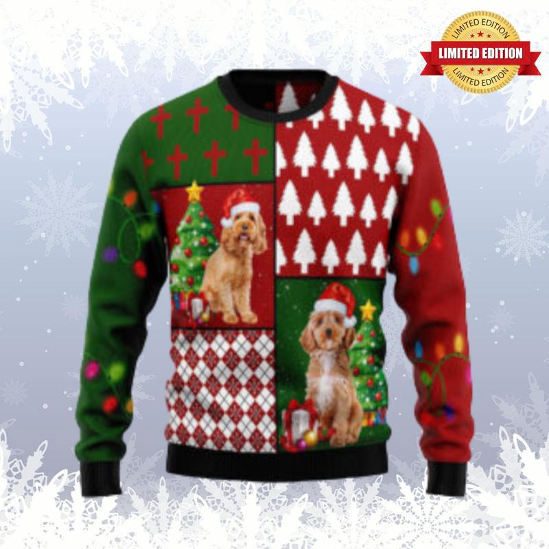 Cockapoo Hohoho Dog Lover Ugly Sweaters For Men Women