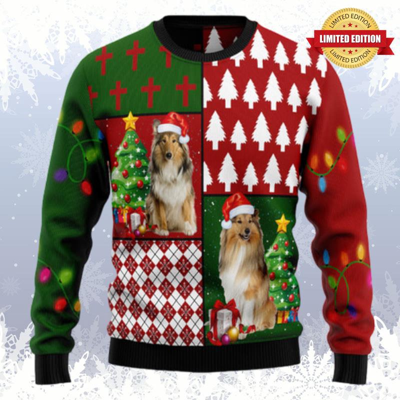 Collie Hohoho Ugly Sweaters For Men Women