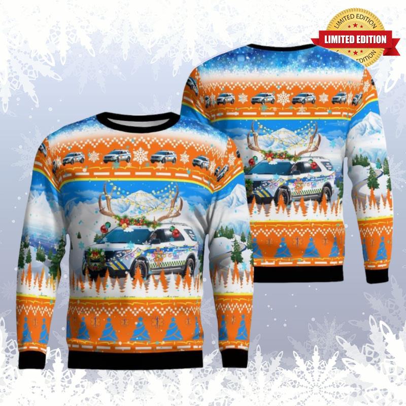 Collier County Ems Ford Explorer Christmas Ugly Sweaters For Men Women