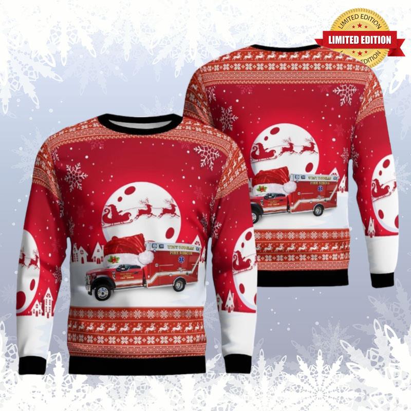 Colorado West Douglas County Fire Rescue Ems Ugly Sweaters For Men Women