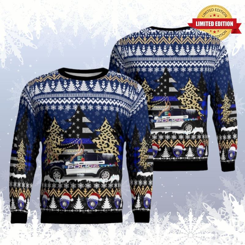 Cornelius Police Department Christmas Ugly Sweaters For Men Women