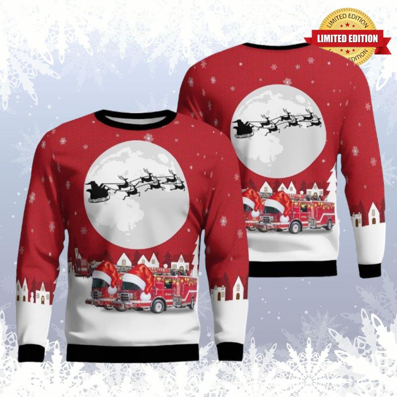 Cottleville Missouri Cottleville Fire Protection District Ugly Sweaters For Men Women