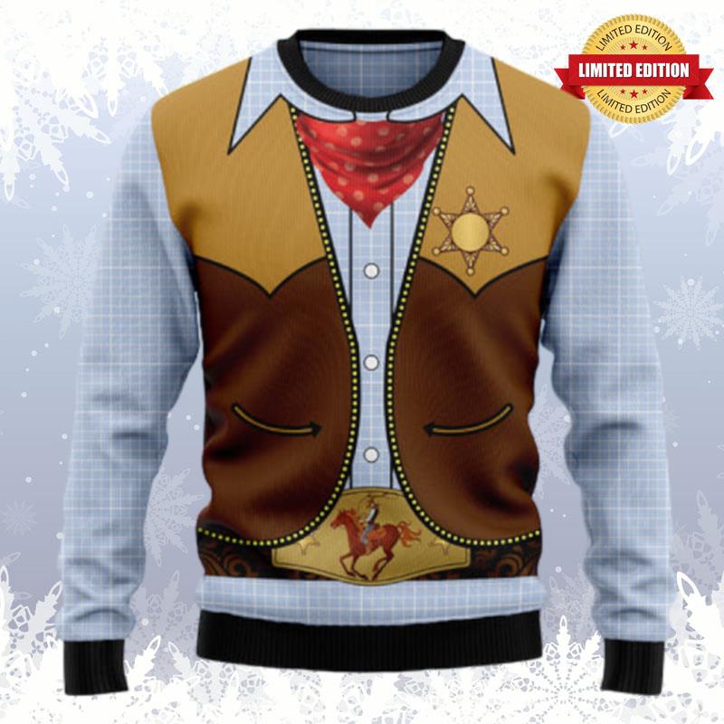 Cowboy Costume Ugly Sweaters For Men Women