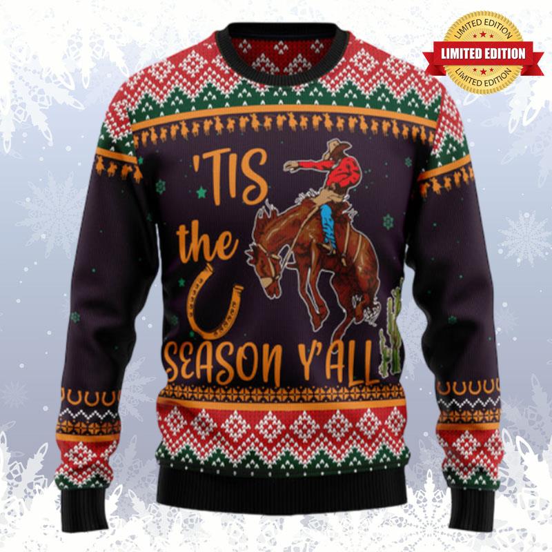 Cowboy Season Ugly Sweaters For Men Women