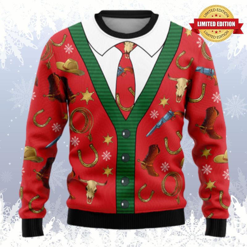 Cowboy Ugly Sweaters For Men Women