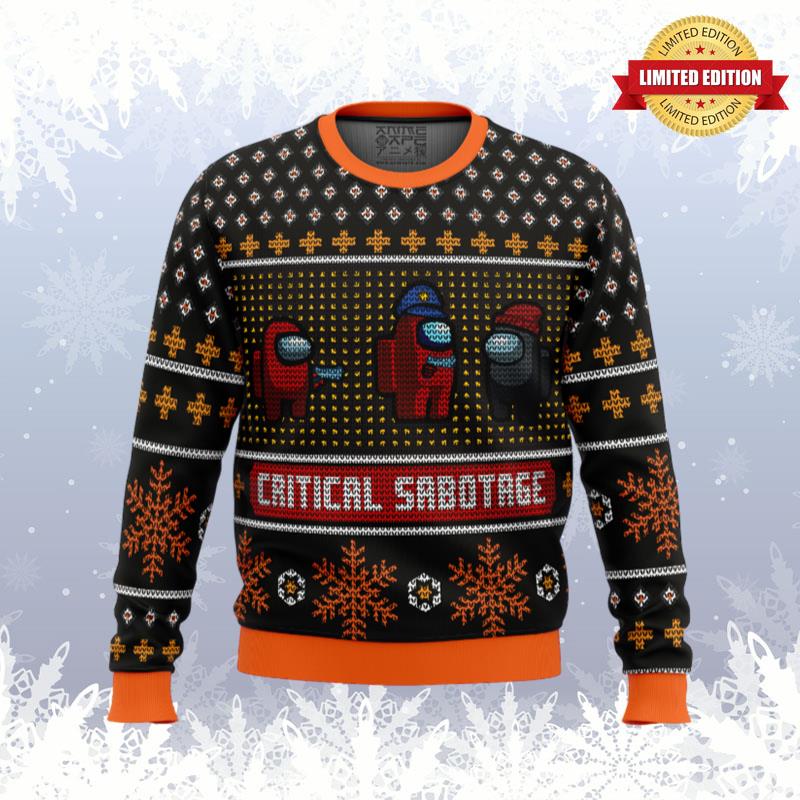 Critical Sabotage Among Us Ugly Sweaters For Men Women