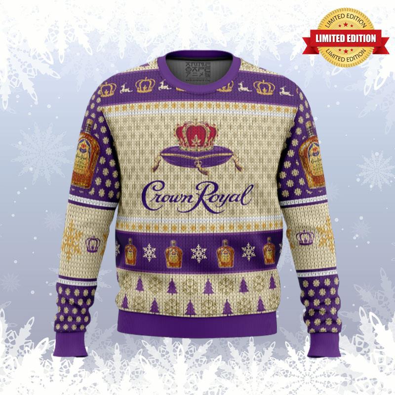 Crown Royal Whiskey Ugly Sweaters For Men Women