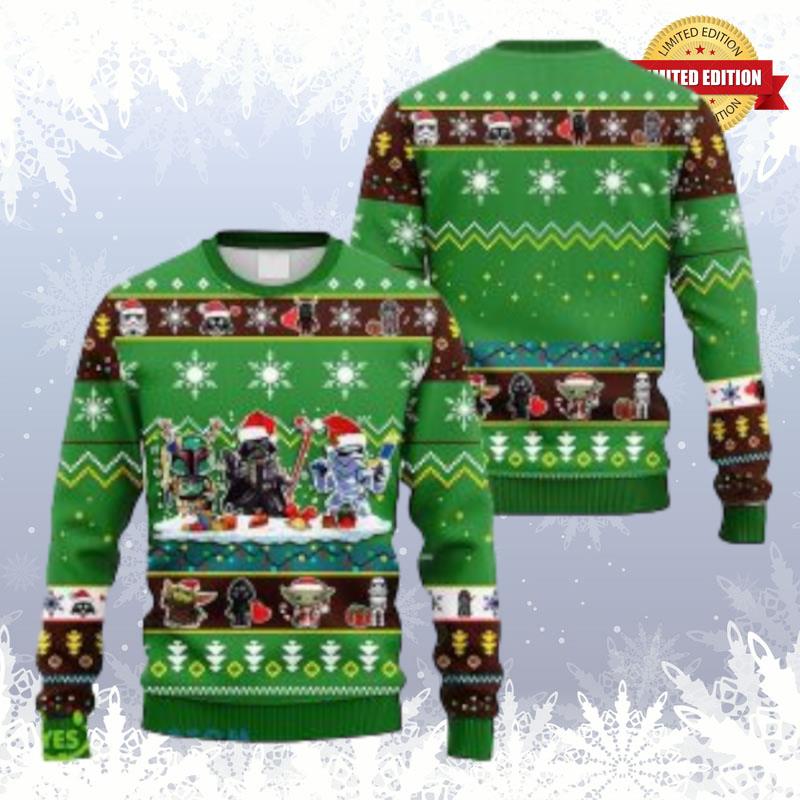 Cute Chibi Star Wars Characters Ugly Sweaters For Men Women