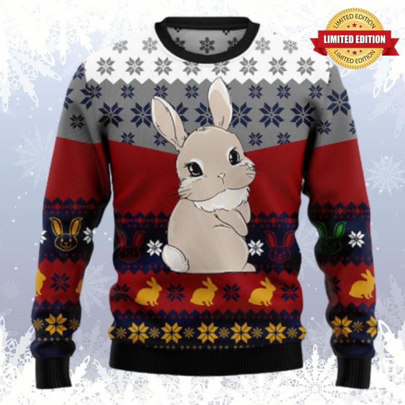 Cute Rabbit Ugly Sweaters For Men Women