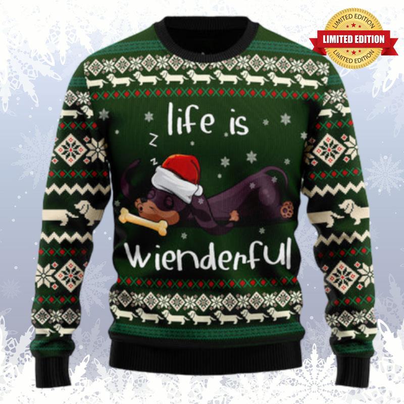 Dachshund Wienderful Ty0312 Ugly Sweaters For Men Women