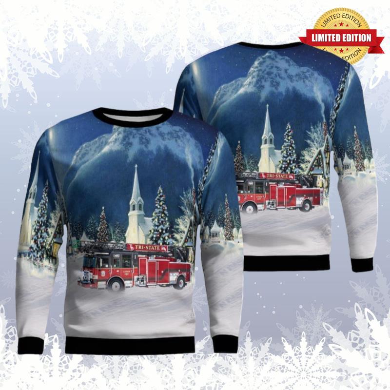 Darien Illinois Tri State Fire Protection District Ugly Sweaters For Men Women