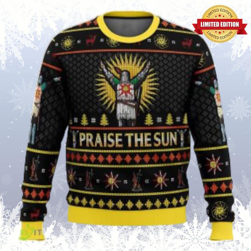 Dark Souls Praise The Sun Ugly Sweaters For Men Women