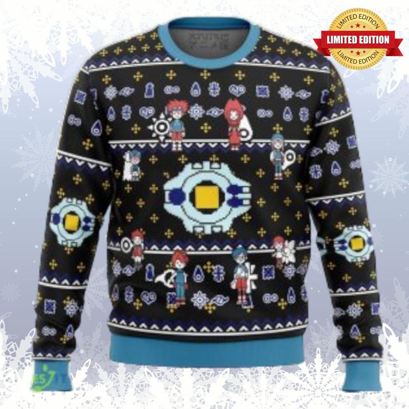 Digimon Characters Ugly Sweaters For Men Women