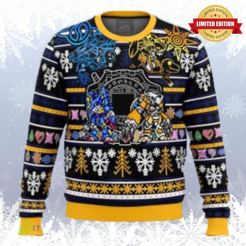 Digimon Ugly Sweaters For Men Women