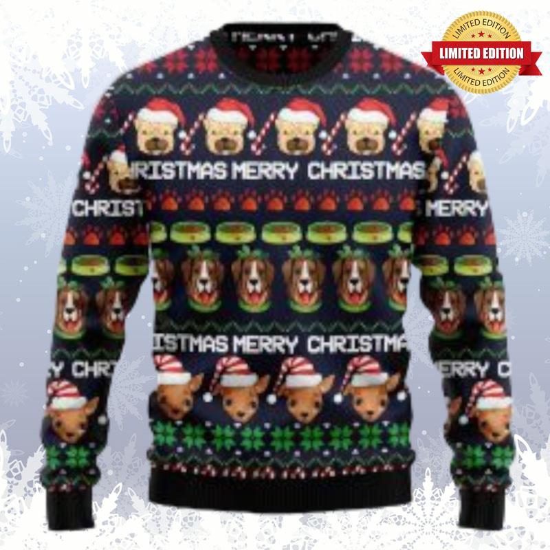 Dog Cute Face Ugly Sweaters For Men Women