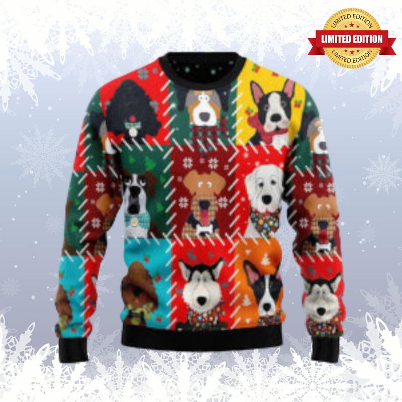 Dog Face Christmas 1 Ugly Sweaters For Men Women