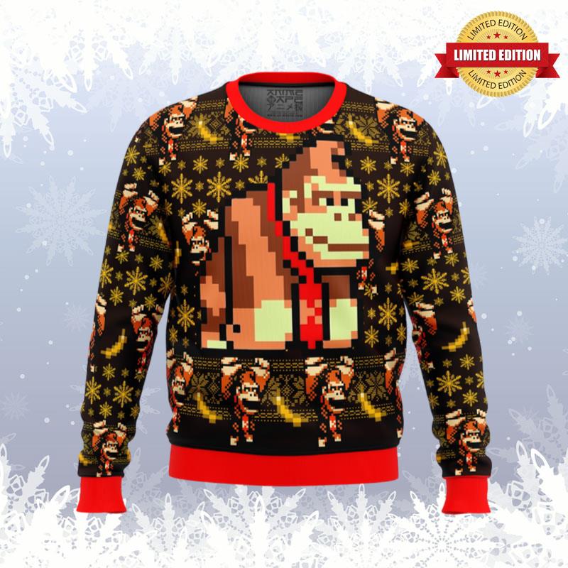 Donkey Kong Sprite Ugly Sweaters For Men Women