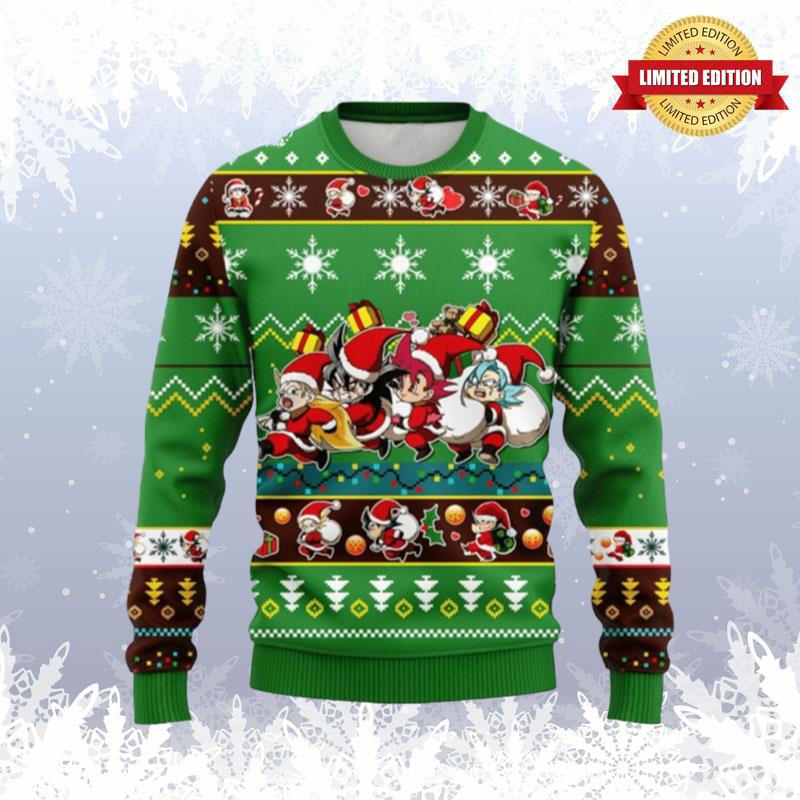 Dragon Ball Cell Kamehameha Ugly Sweaters For Men Women