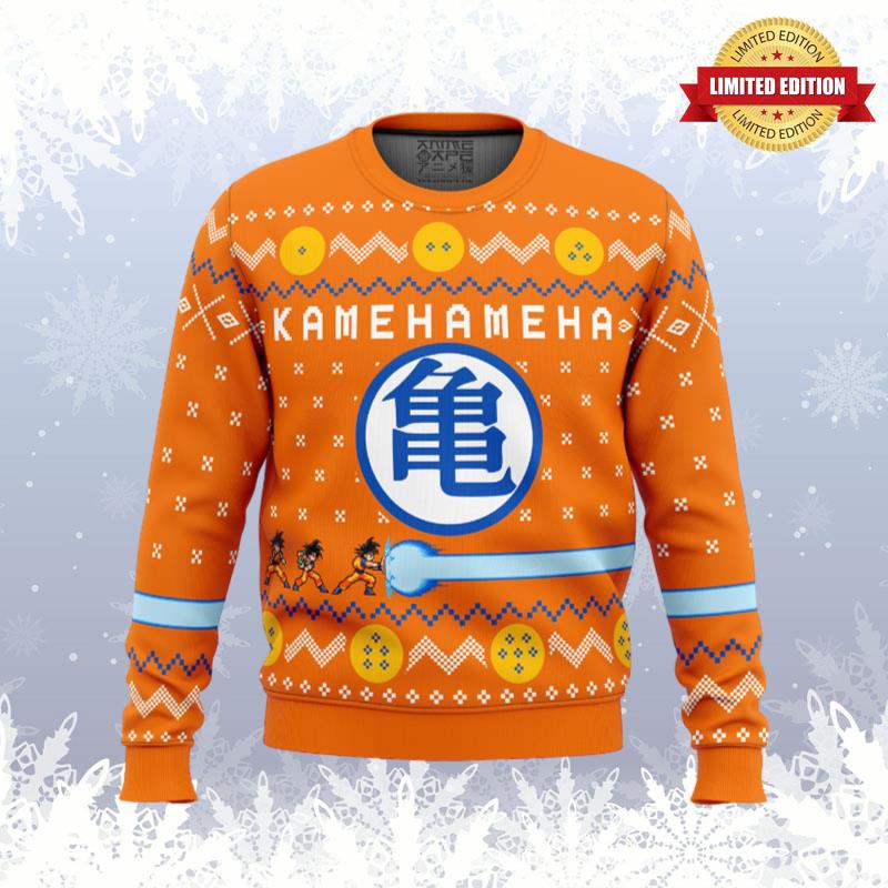 Dragon Ball Z Kamehameha Ugly Sweaters For Men Women