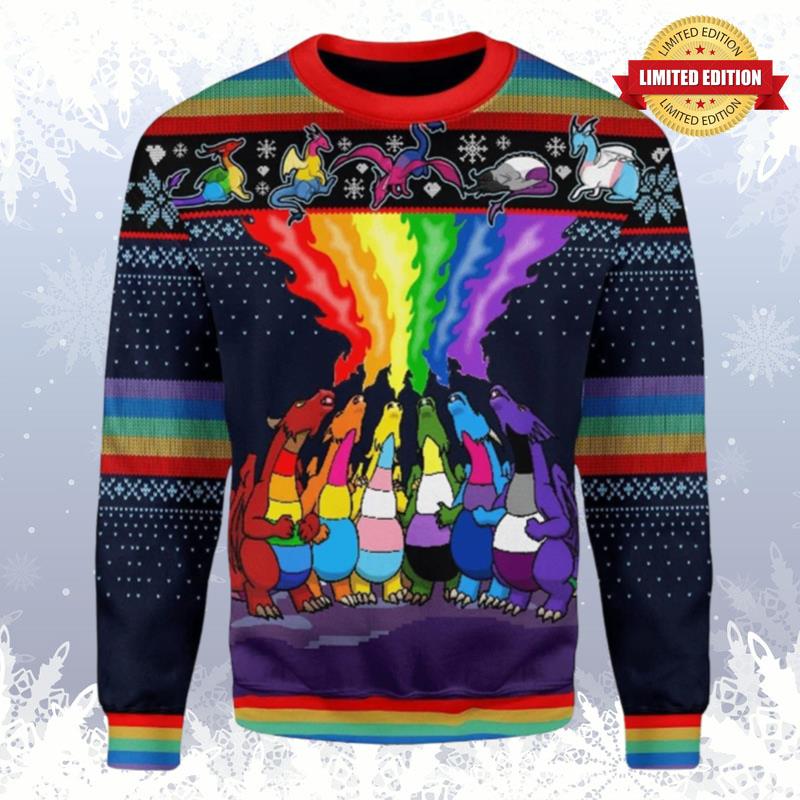 Dragon Ugly Sweaters For Men Women