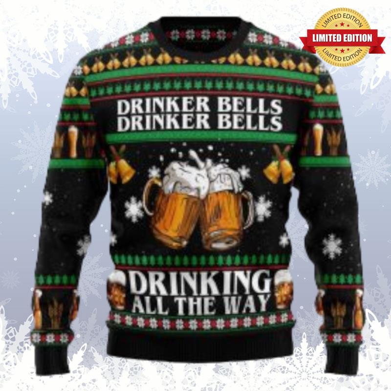 Drinker Bell Beer Lover Ugly Sweaters For Men Women