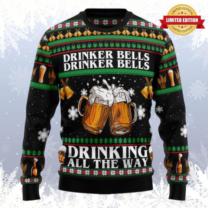 Drinker Bell Ugly Sweaters For Men Women