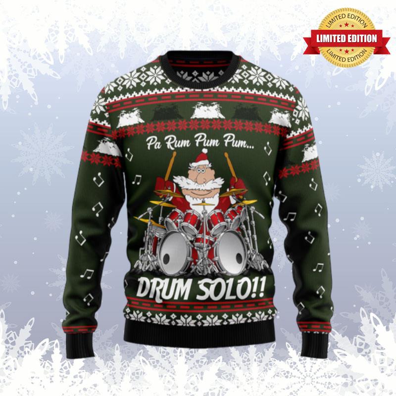 Drum Solo Ugly Sweaters For Men Women