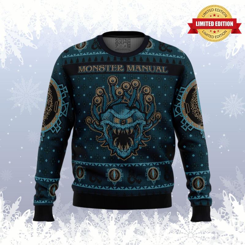 Dungeons Dragons Monster Manual Ugly Sweaters For Men Women