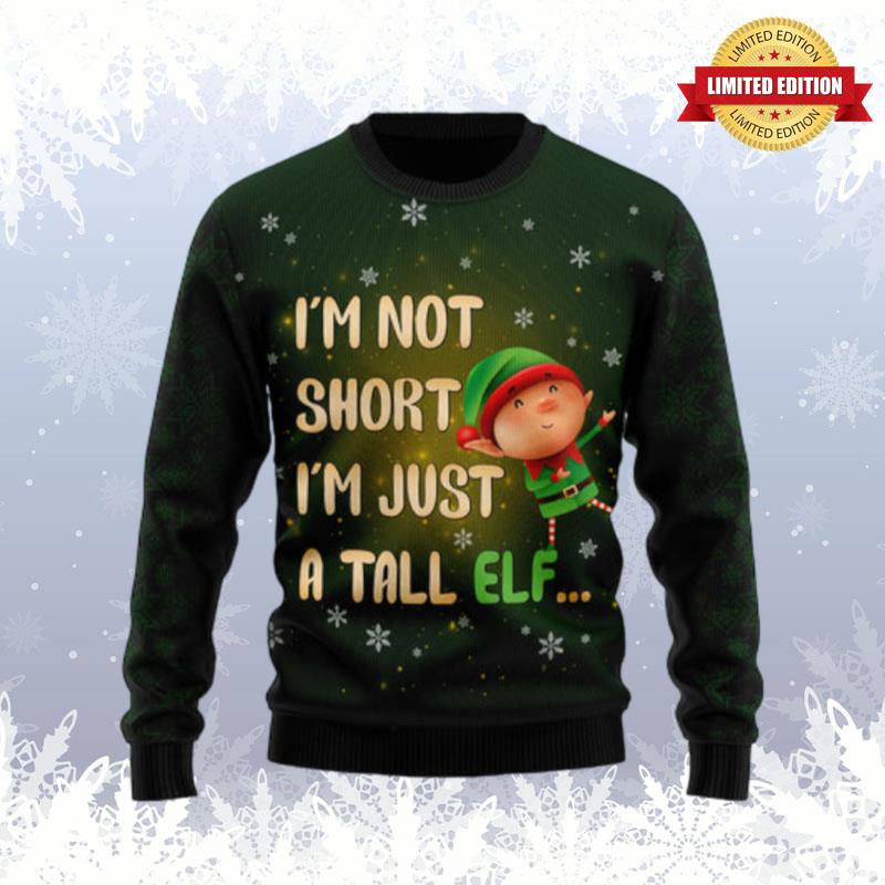 Elf I'M Not Short Ugly Sweaters For Men Women