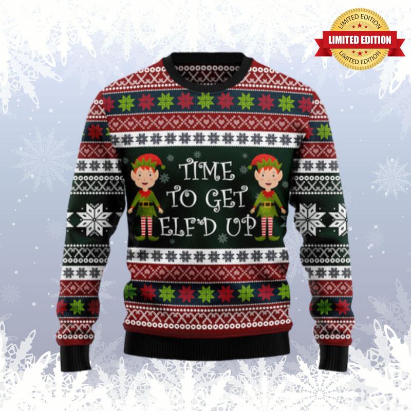 Elf Time 1 Ugly Sweaters For Men Women