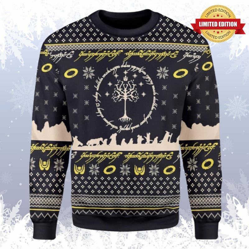 Elvish Circle Ugly Sweaters For Men Women