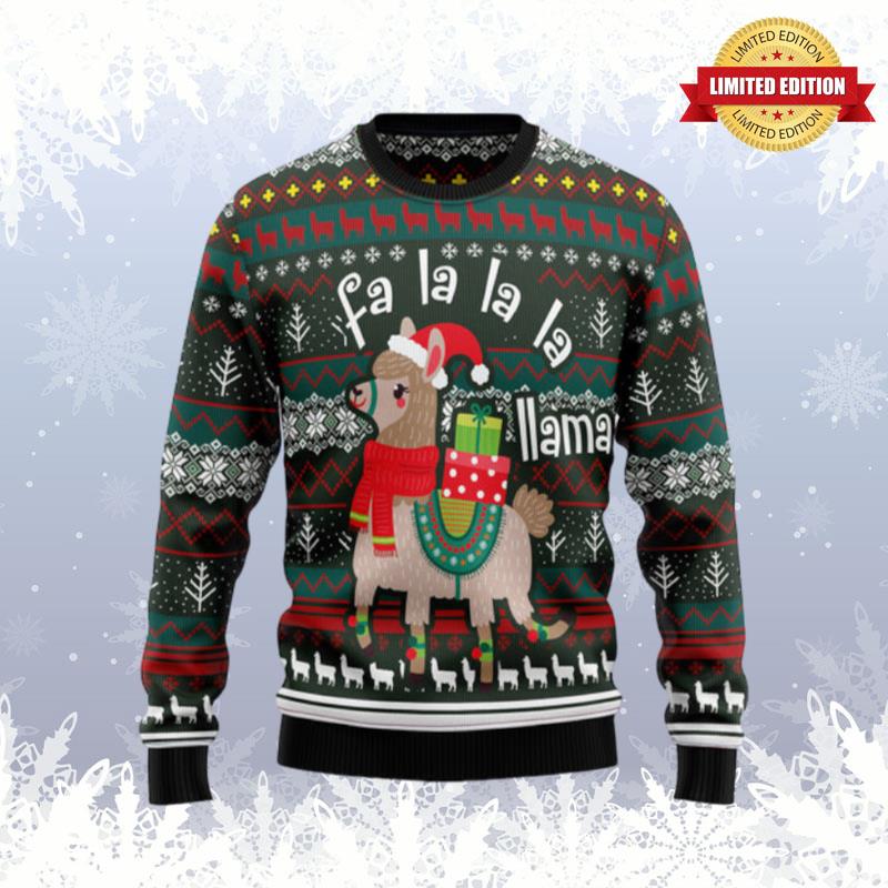 Fa La La La Llama Ugly Sweaters For Men Women