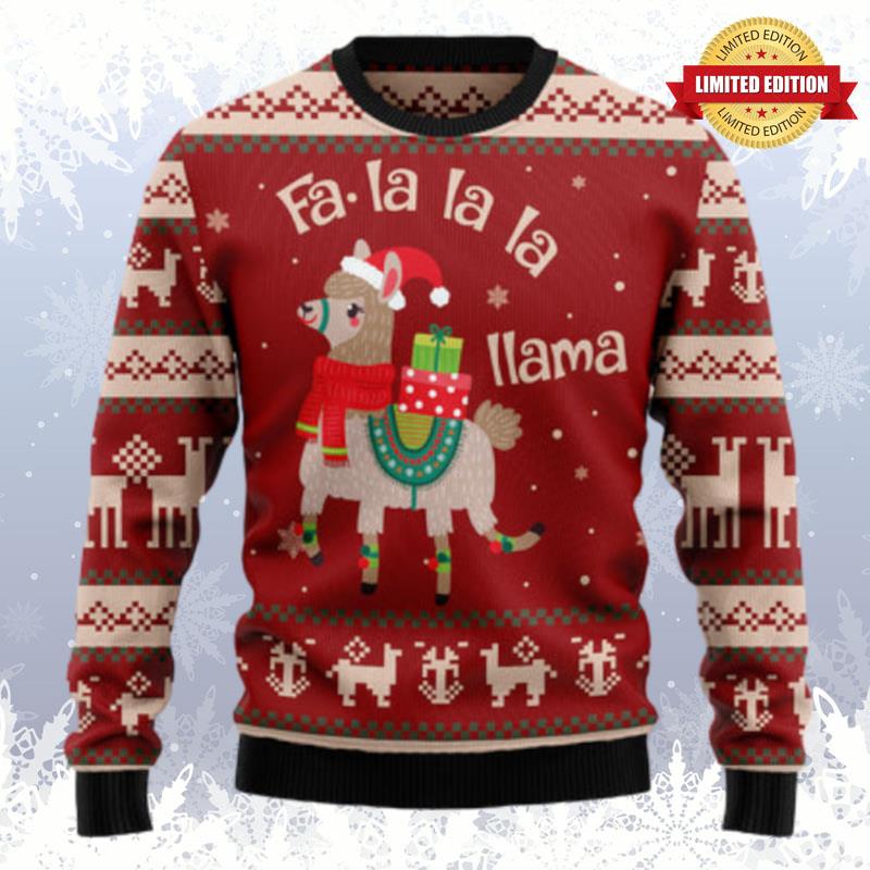 Fa La La Llama Ugly Sweaters For Men Women