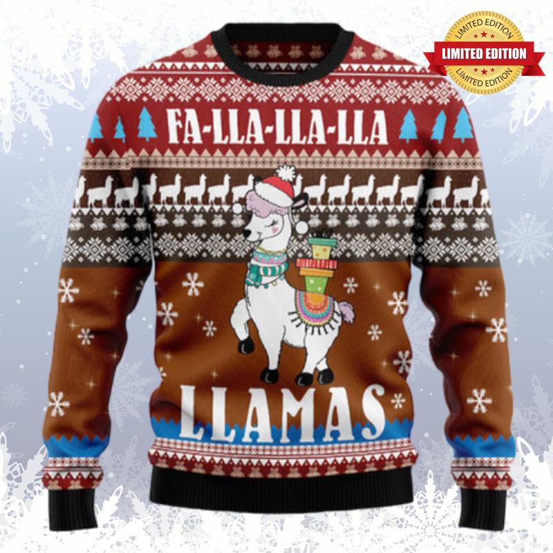 Fa Lla Lla Llamas Ugly Sweaters For Men Women