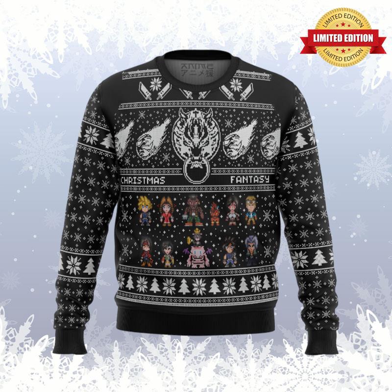 Final Fantasy 7 VII FF7 Ugly Sweaters For Men Women