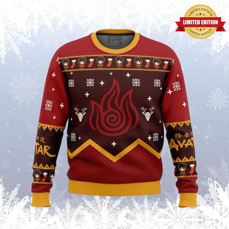 Firebenders Fire Nation Avatar Ugly Sweaters For Men Women