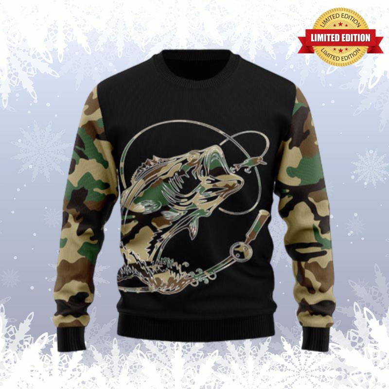 Fishing Dad Ugly Sweaters For Men Women