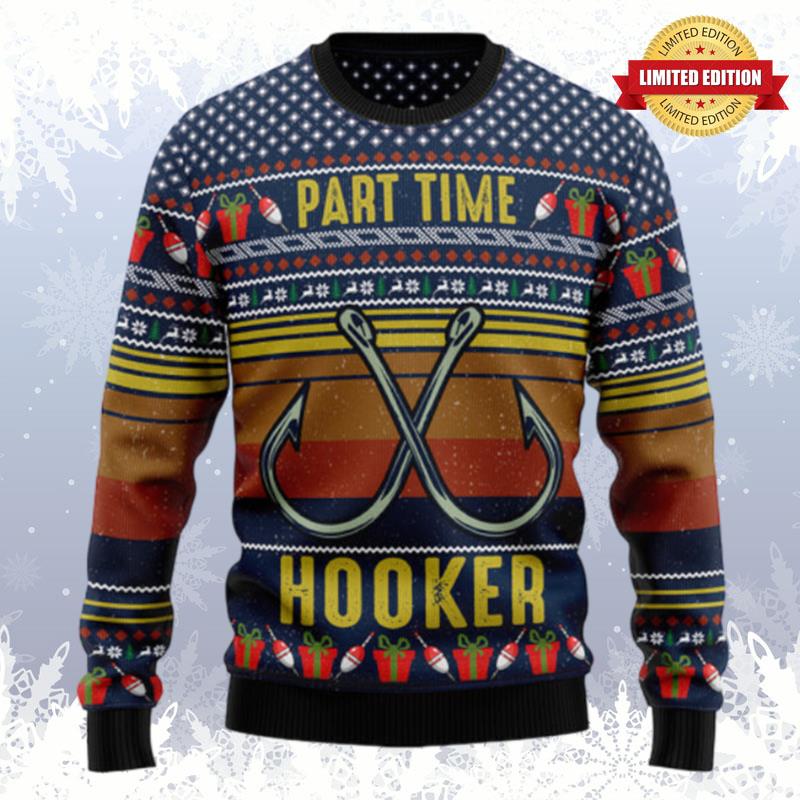 Fishing Part Time Ugly Sweaters For Men Women