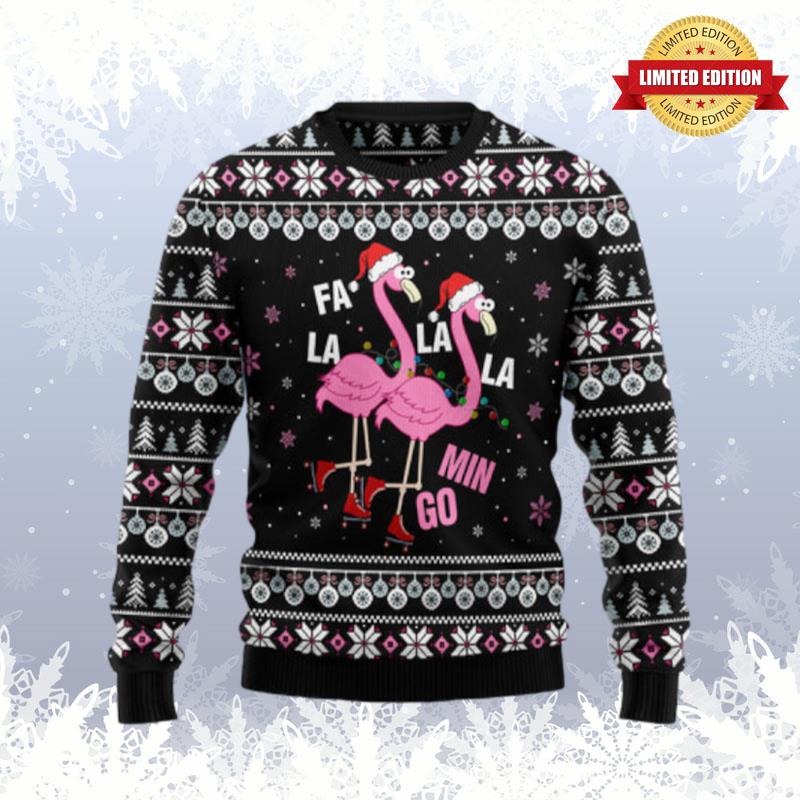 Fla La La Lamingo Cute Flamingo Ugly Sweaters For Men Women