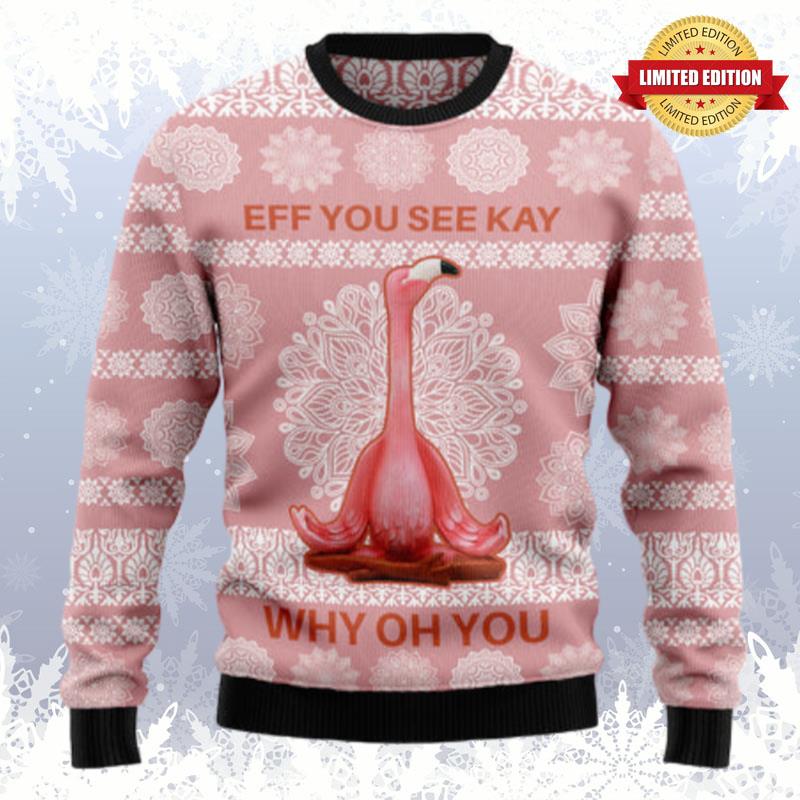 Flamingo Why Oh You Ugly Sweaters For Men Women